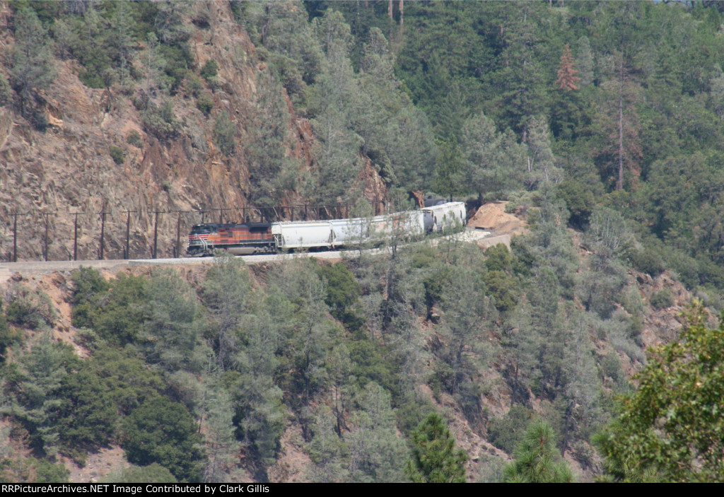 UP Heritage unit 1996 shoving hard at Cape Horn